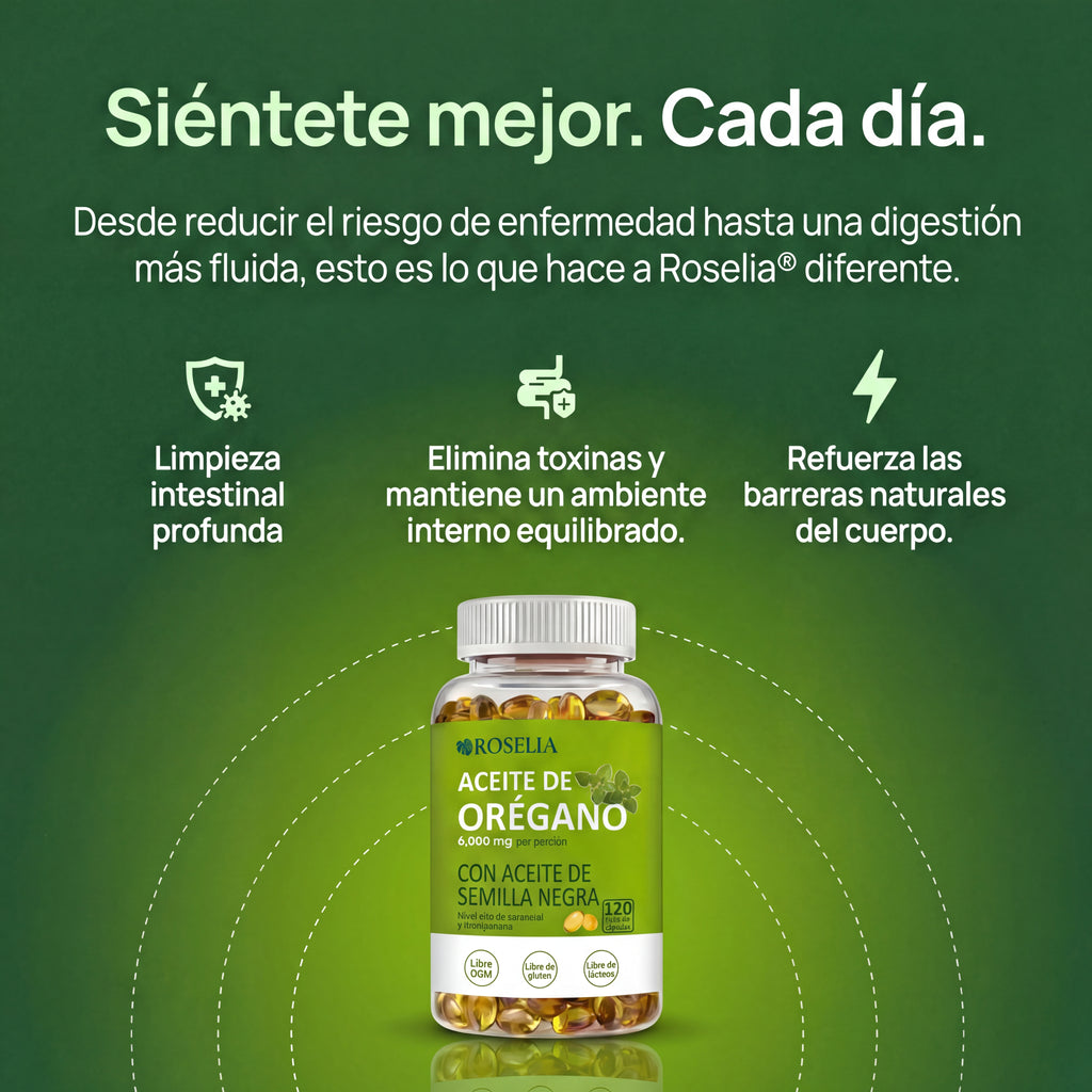 Cápsulas de aceite de orégano